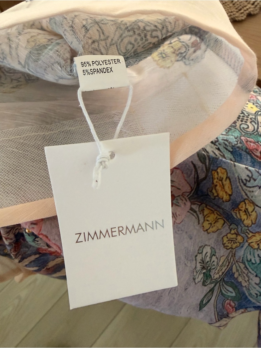 Sale‼️ Zimmer man Rebellion beaded Floral Midi Dress - Picture 14 of 15